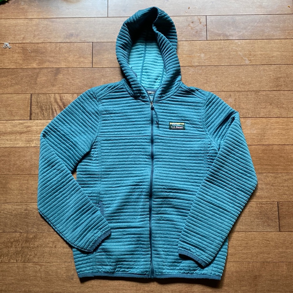 LLBean Airlight Zip HoodySz XS